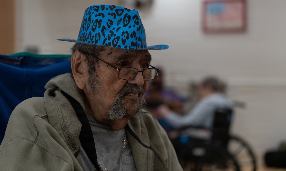Bingo with Retired Veterans