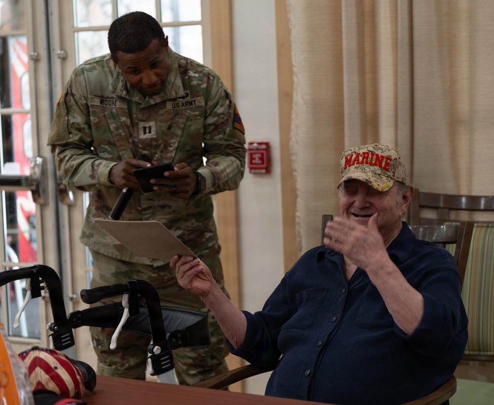 Bingo with Retired Veterans