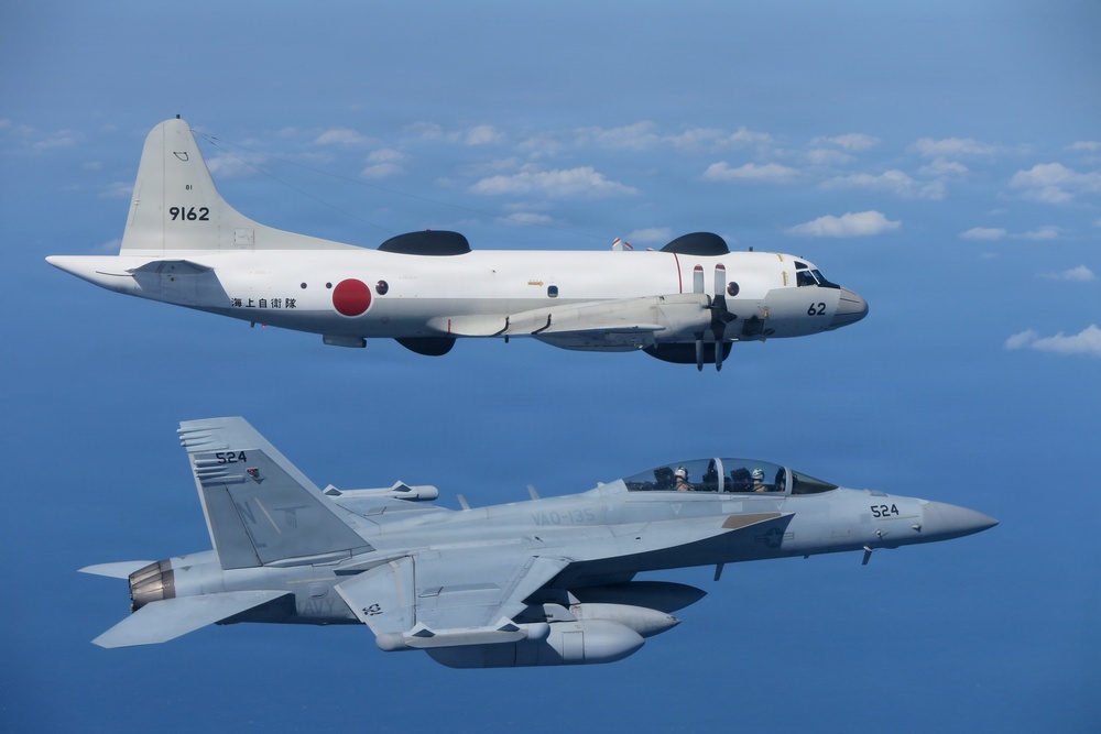 VAQ 135 Conducts Bi-Lateral Exercise with JMSDF