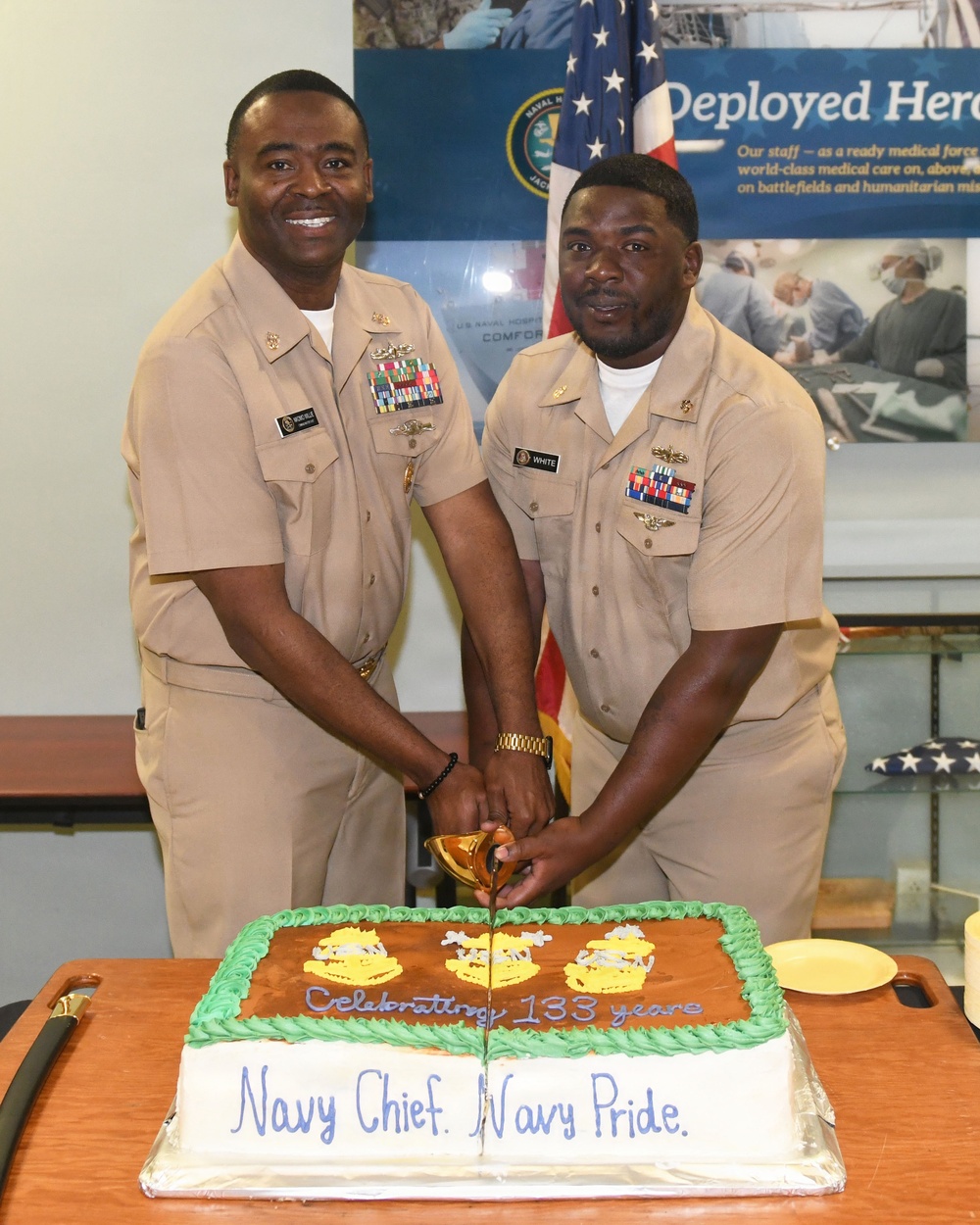 Navy CPOs Celebrate 133rd Birthday at NH Jacksonville
