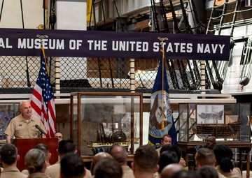 Shore Boss Delivers Remarks at the 133rd Chief Petty Officer Birthday Ceremony