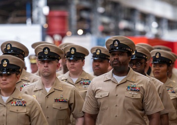 Shore Boss Delivers Remarks at the 133rd Chief Petty Officer Birthday Ceremony