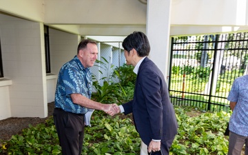 Director Japan-U.S. Defense Cooperation Division tours DKI APCSS
