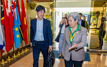 Director Japan-U.S. Defense Cooperation Division tours DKI APCSS