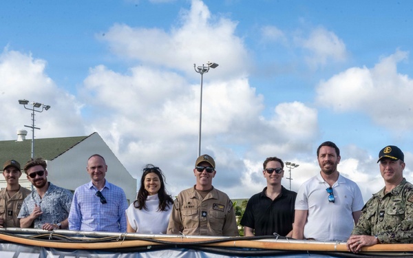 STAFFDEL Lukas visits USS Indiana (SSN 789)