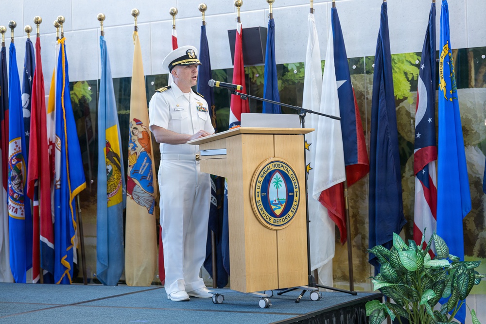 USNMRTC Guam Change of Command Ceremony