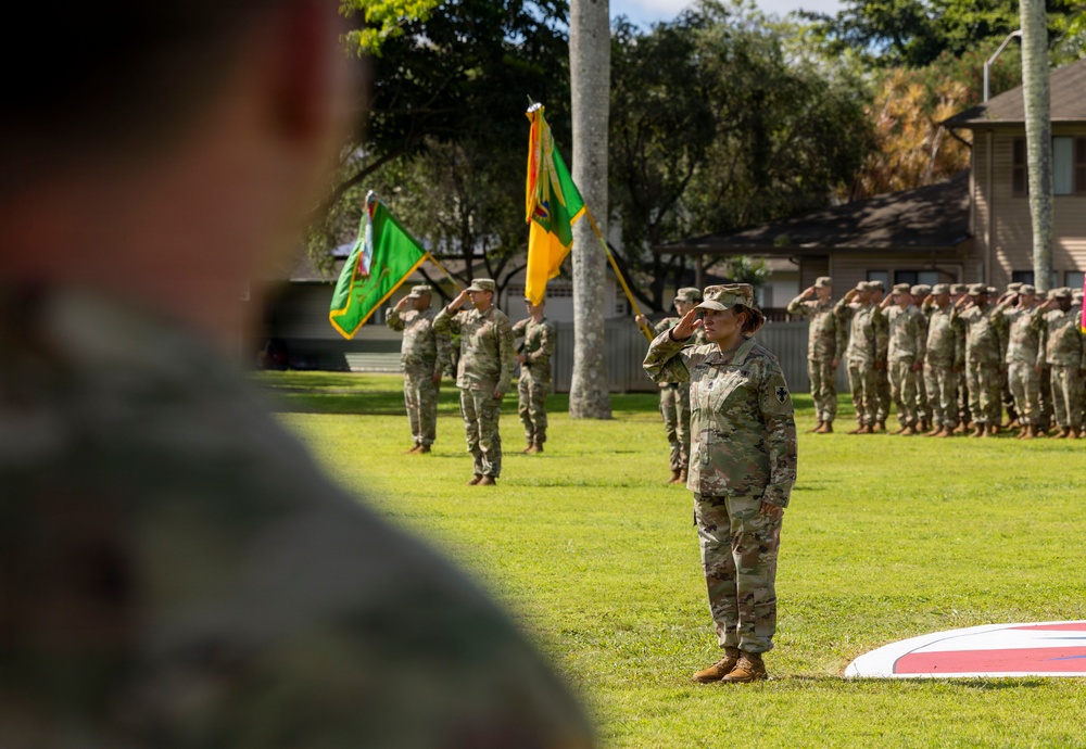 8th Theater Sustainment Command Change of Responsibility ceremony