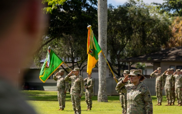 8th Theater Sustainment Command Change of Responsibility ceremony