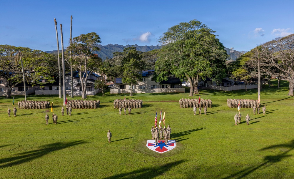 8th Theater Sustainment Command Change of Responsibility ceremony