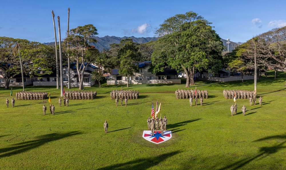 8th Theater Sustainment Command Change of Responsibility ceremony