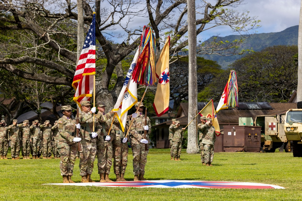 8th Theater Sustainment Command Change of Responsibility ceremony