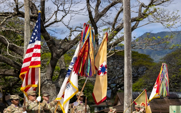 8th Theater Sustainment Command Change of Responsibility ceremony