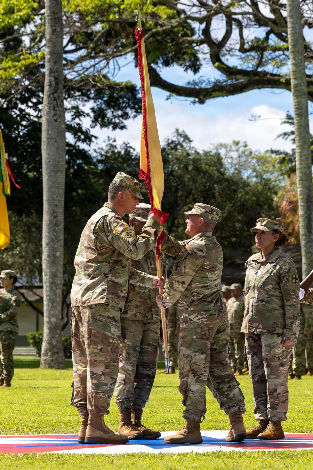 8th Theater Sustainment Command Change of Responsibility ceremony