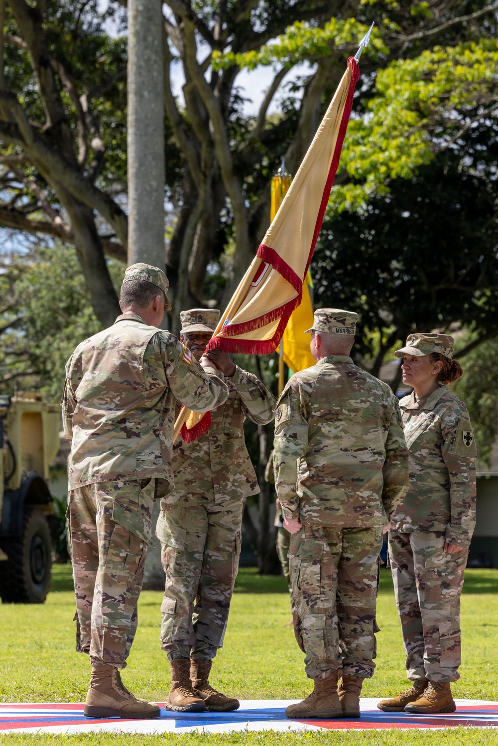 8th Theater Sustainment Command Change of Responsibility ceremony