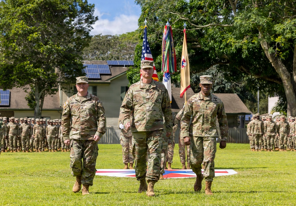 8th Theater Sustainment Command Change of Responsibility ceremony