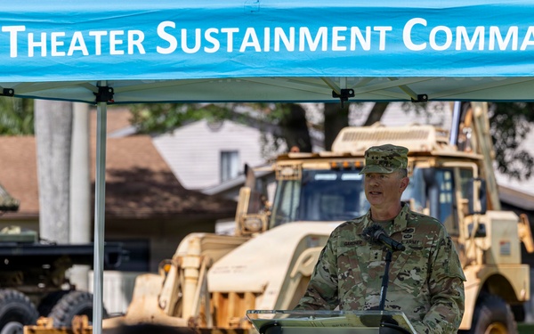 8th Theater Sustainment Command Change of Responsibility ceremony