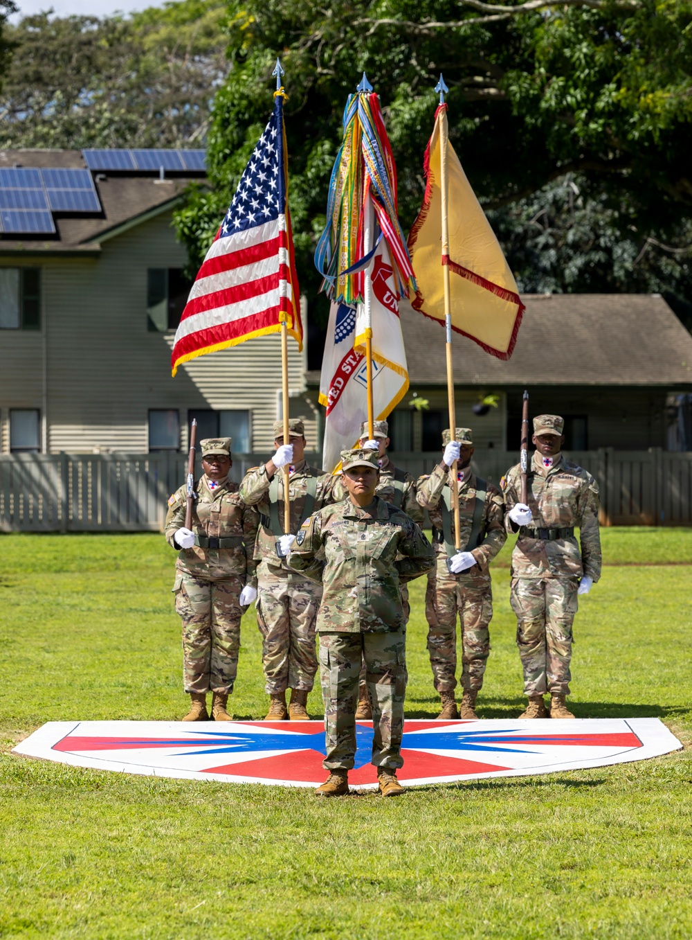 8th Theater Sustainment Command Change of Responsibility ceremony