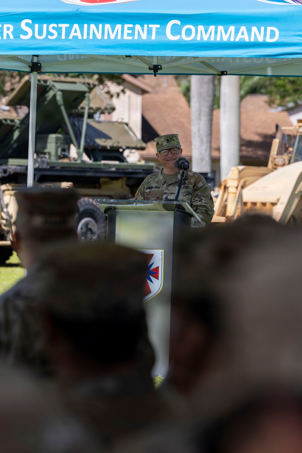 8th Theater Sustainment Command Change of Responsibility ceremony