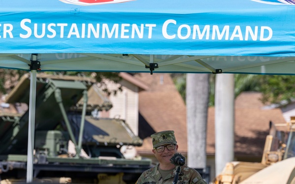 8th Theater Sustainment Command Change of Responsibility ceremony