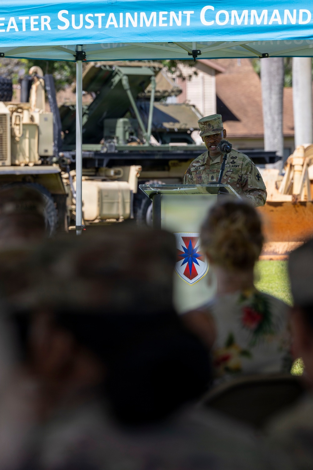 8th Theater Sustainment Command Change of Responsibility ceremony