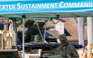 8th Theater Sustainment Command Change of Responsibility ceremony