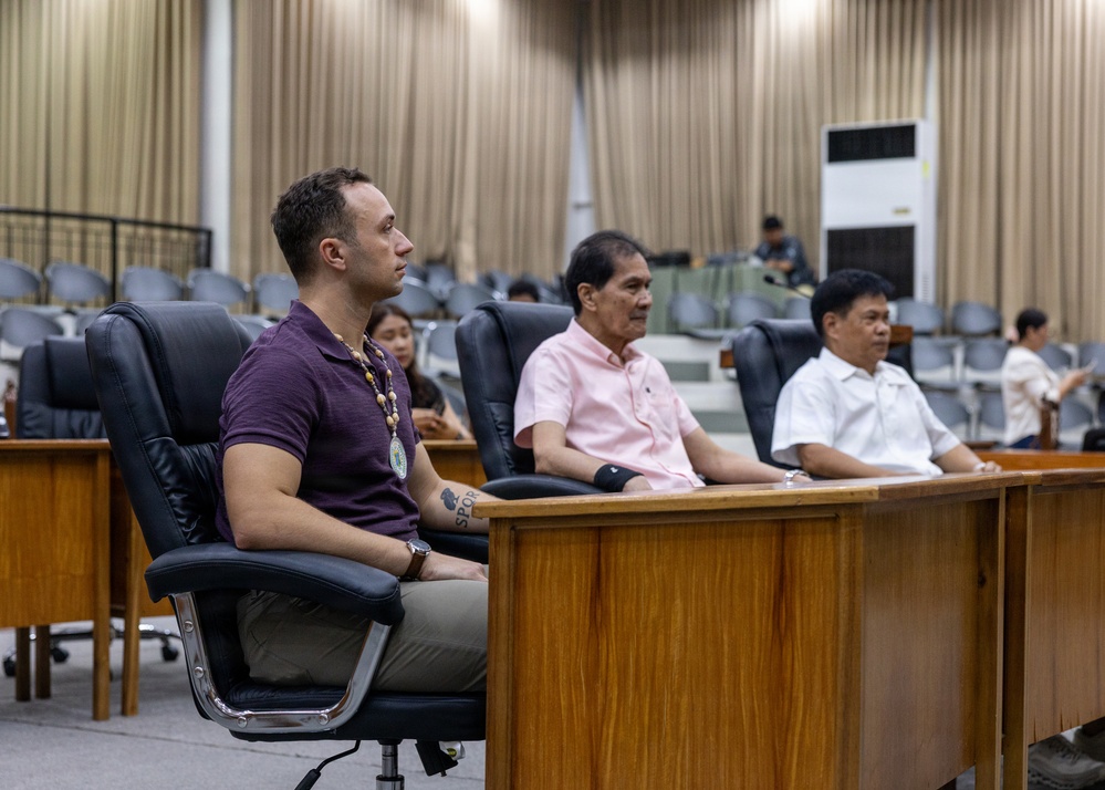 Philippine Officials, US Forces, Host Humanitarian Assistance, Disaster Relief Ceremony in Palawan
