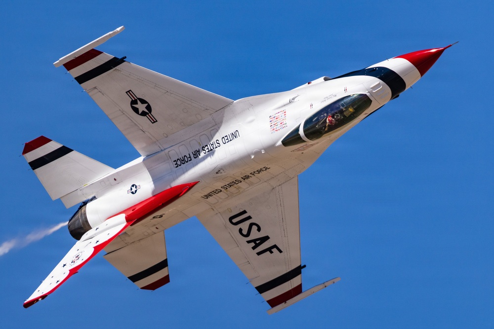 Thunderbird Five over Luke Air Force Base