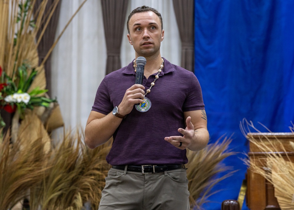 Philippine Officials, US Forces, Host Humanitarian Assistance, Disaster Relief Ceremony in Palawan