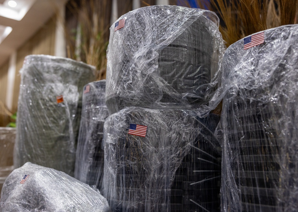 Philippine Officials, US Forces, Host Humanitarian Assistance, Disaster Relief Ceremony in Palawan