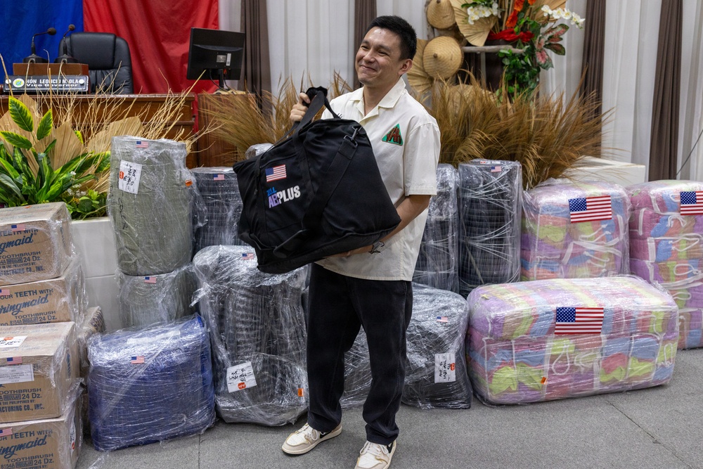 Philippine Officials, US Forces, Host Humanitarian Assistance, Disaster Relief Ceremony in Palawan