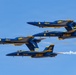 The U.S. Navy Blue Angels perform maneuvers during Luke Days 2026