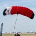Skydiver opens Luke Days 2026