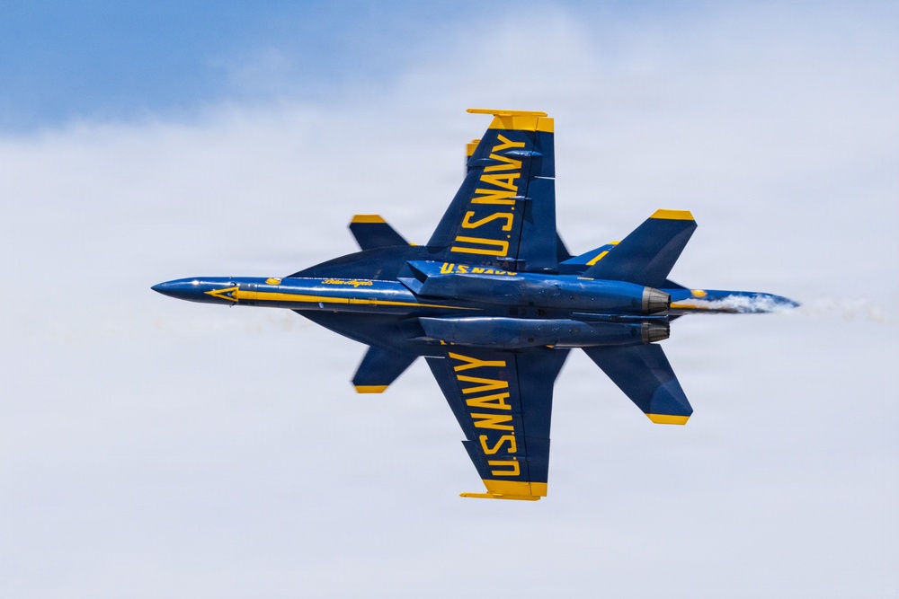 U.S. Navy Blue Angels fly at Luke Days 2026