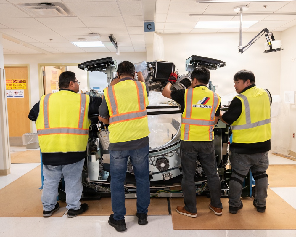 U.S. Naval Hospital Guam Installs New CT Scanner