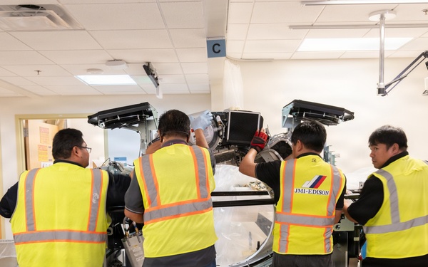 U.S. Naval Hospital Guam Installs New CT Scanner