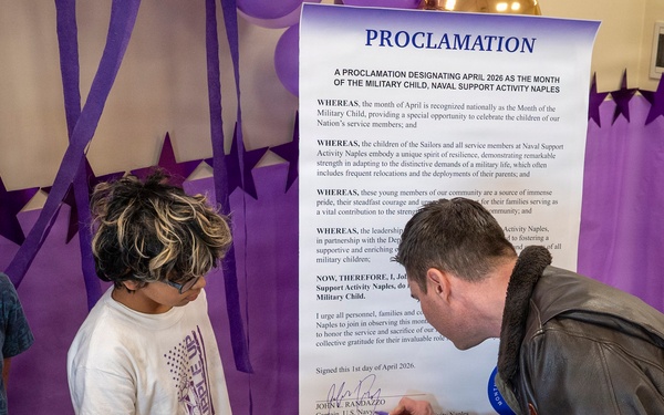 Celebrating our Little Heroes During Month of the Military Child