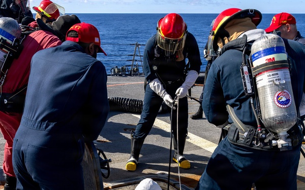 USS Arleigh Burke (DDG 51) Damage Control Drill