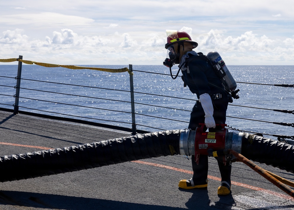USS Arleigh Burke (DDG 51) Damage Control Drill
