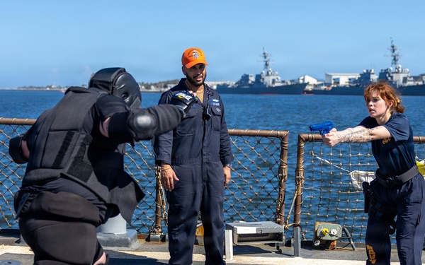 USS Arleigh Burke (DDG 51) Sailors Complete SRF-B