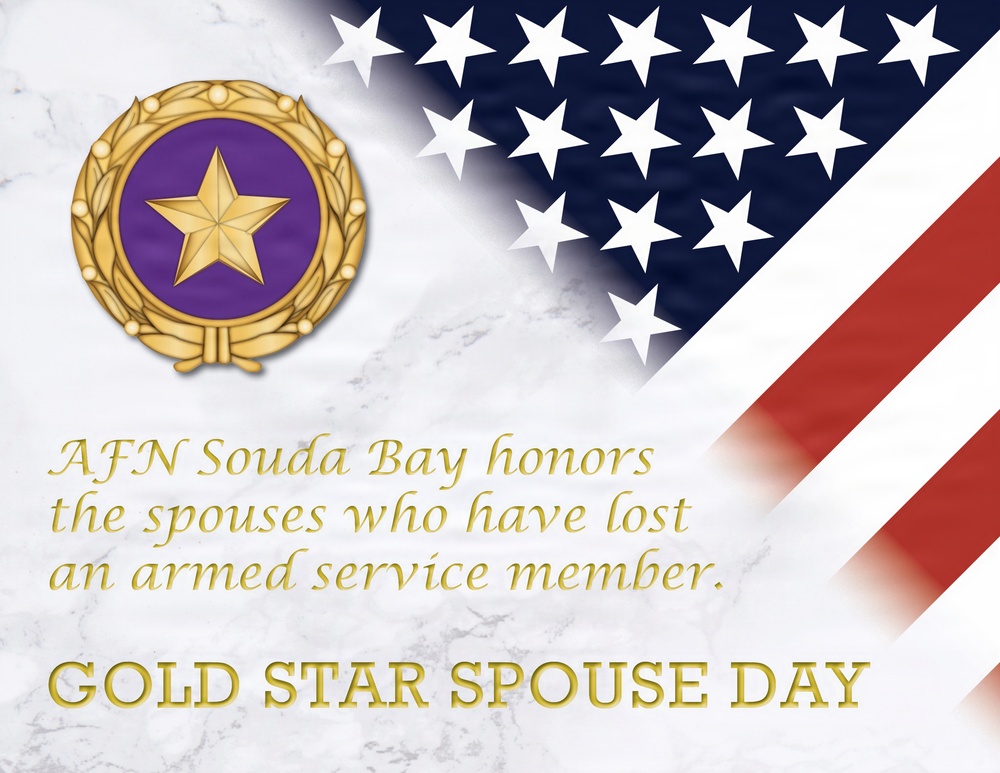 AFN Souda Bay Celebrates Gold Star Spouse Day
