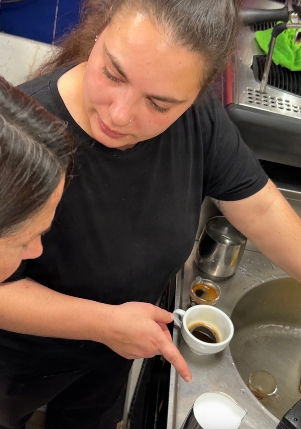Barista class brings Italian coffee tips to Camp Darby