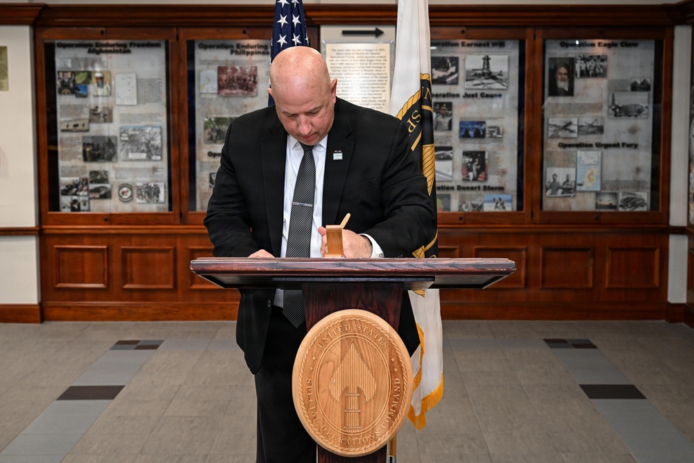 USSOCOM hosts senior advisor to the Secretary of War for strategy