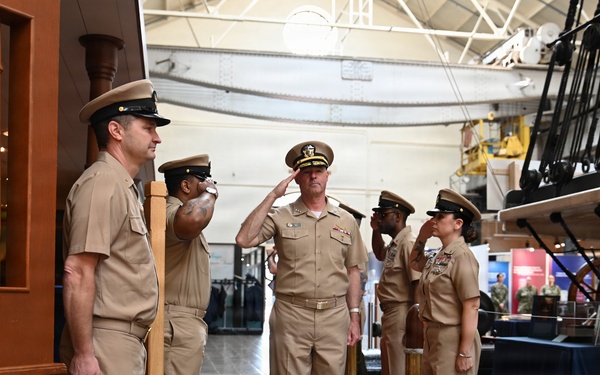 CNIC Commander Arrives to Celebrate CPO Birthday