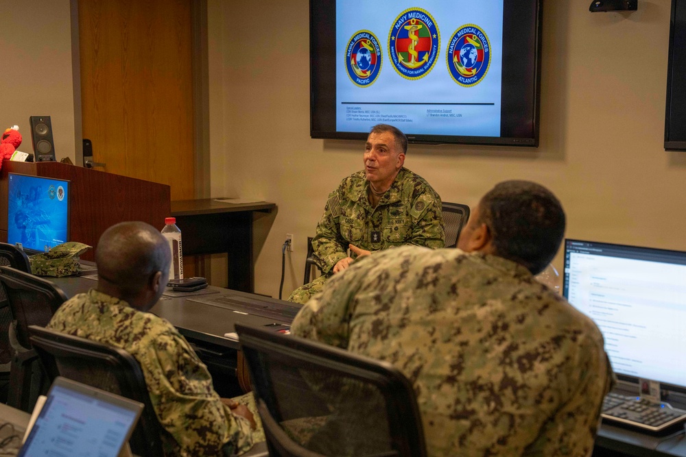Rear Adm. Case Visits PAC