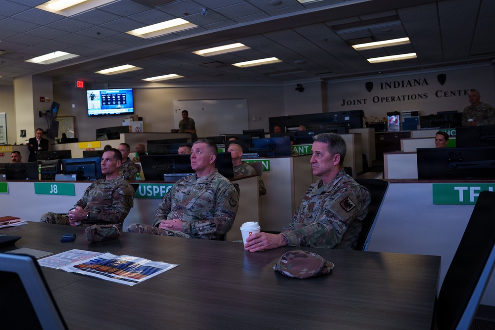 Nordhaus, Raines visits Indiana National Guard