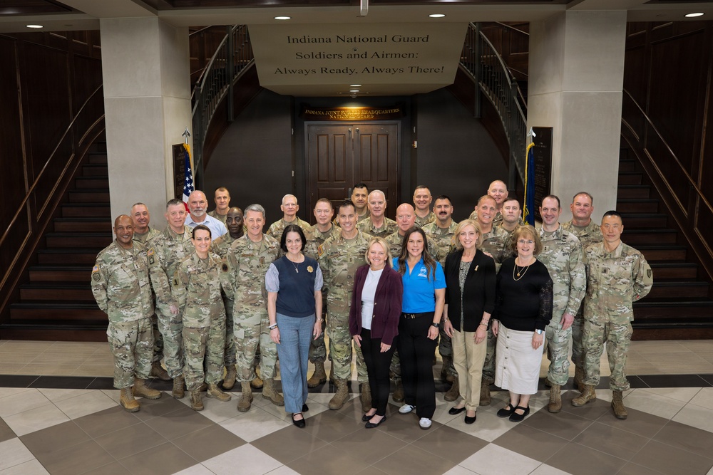 Nordhaus, Raines visits Indiana National Guard