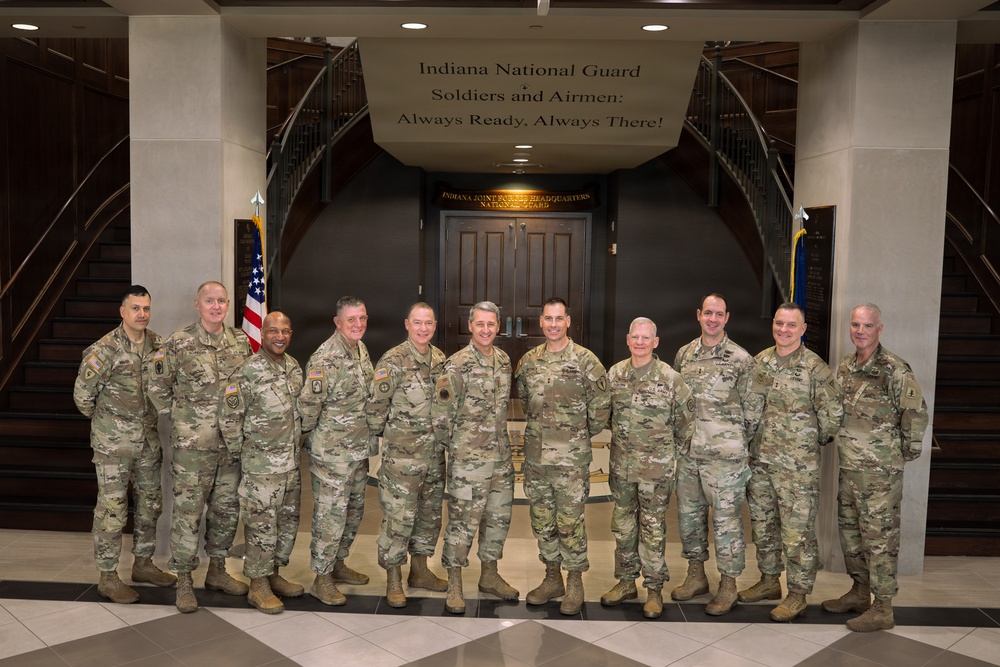 Nordhaus, Raines visits Indiana National Guard