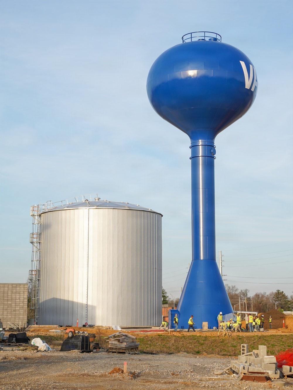 Construction continues at the Louisville VA Medical Center March 25, 2026