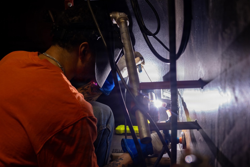Sparks Fly During Norfolk Naval Shipyard's Annual Battle of the Welders Competition