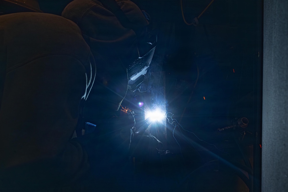 Sparks Fly During Norfolk Naval Shipyard's Annual Battle of the Welders Competition